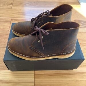 Clarks Originals Desert Boots Beeswax Leather – Women's 7.5